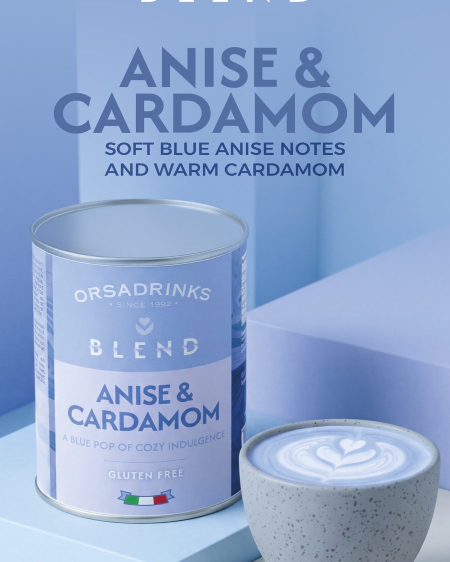 ODK Blend Anise & Cardamom: latte azul con notas de anís y cardamomo