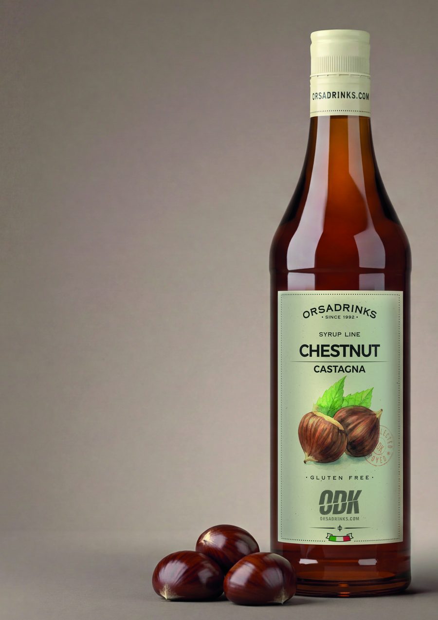 Botella Sirope Chestnut ODK Castagna