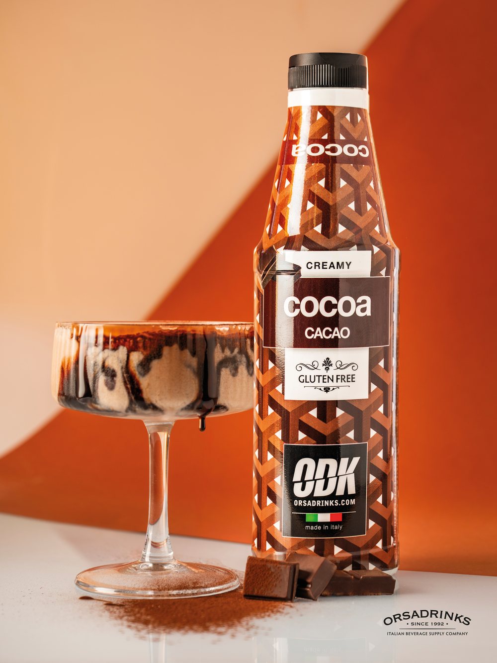 Copa de postre con Crema de Cacao ODK