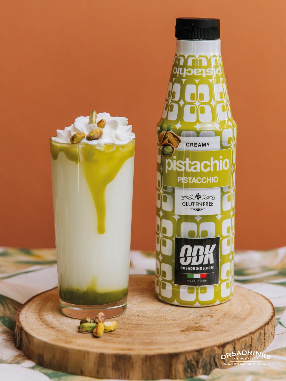 Latte con Crema de Pistacho ODK