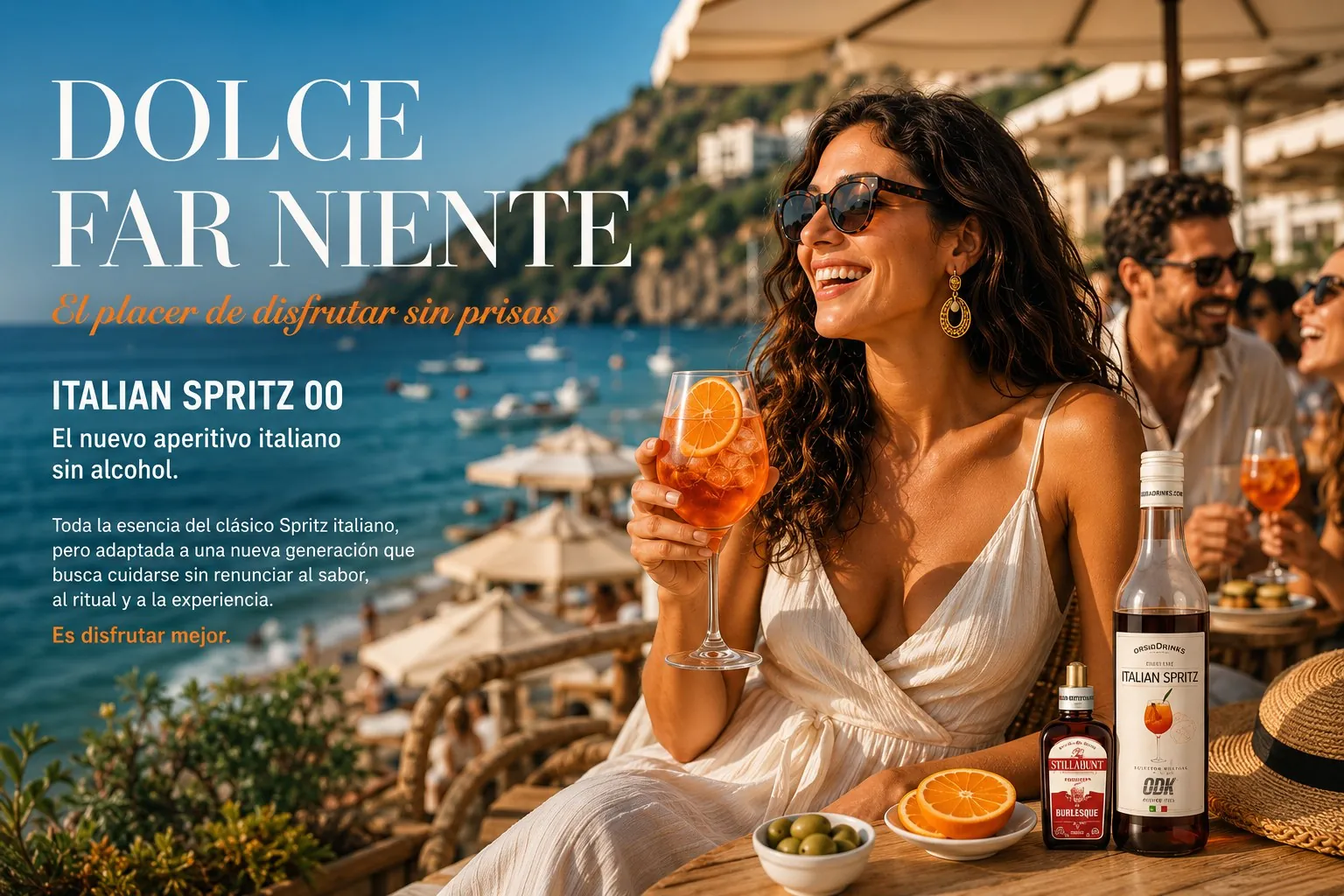 Italian Spritz 00, aperitivo italiano sin alcohol de ODK — Dolce Far Niente