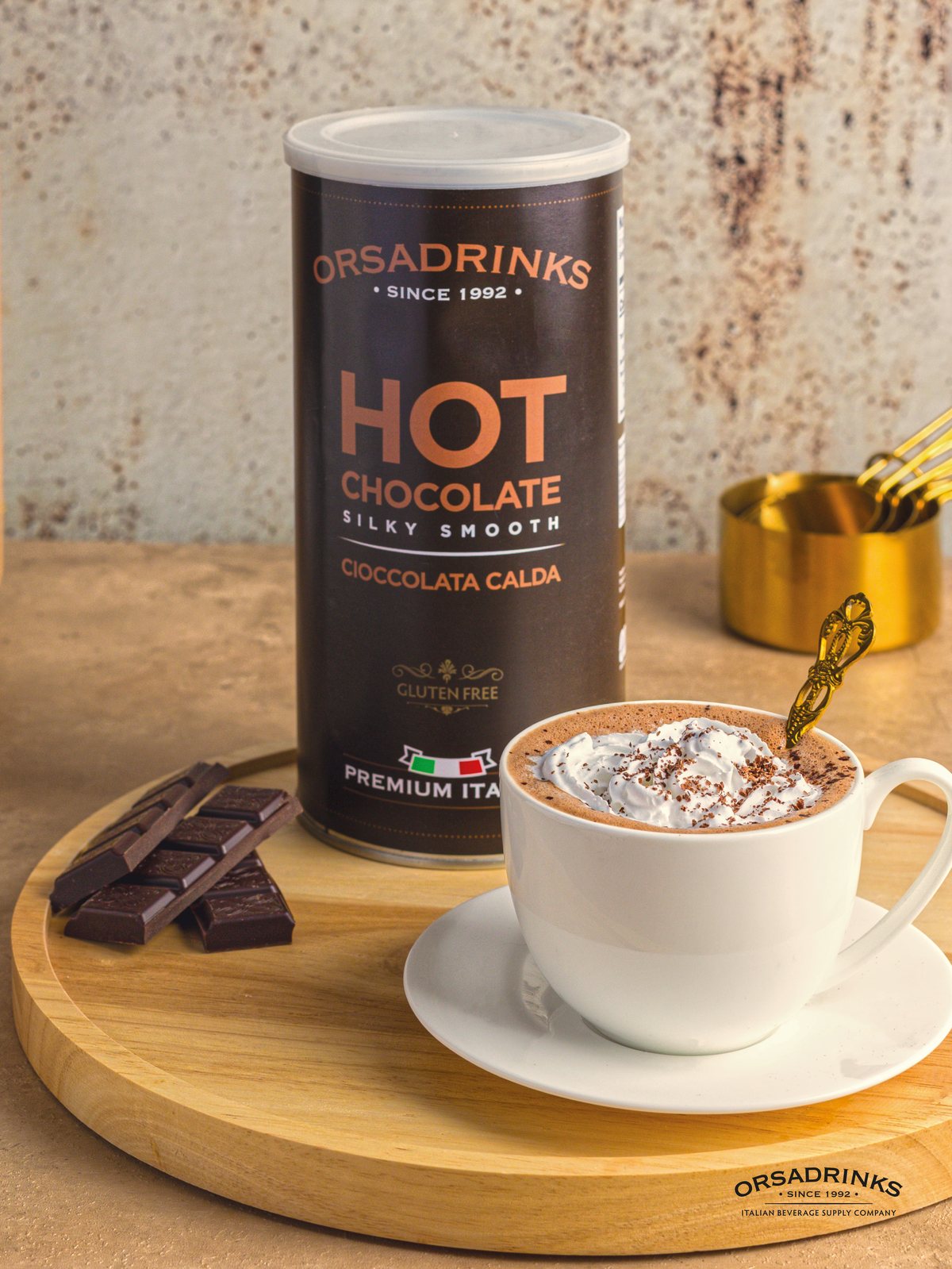 ODK Hot Chocolate Silky Smooth: chocolate a la taza con nata y cacao