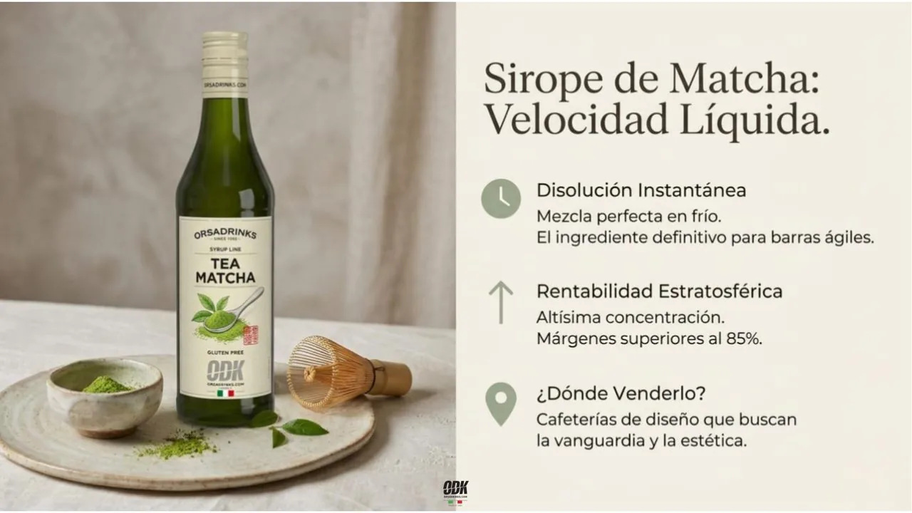 Sirope de Té Matcha ODK