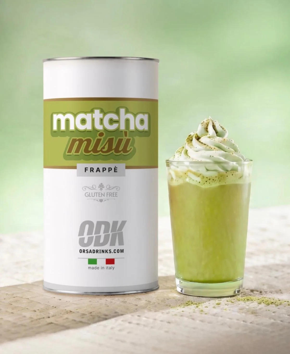 Frappé Matchamisú ODK — matcha y tiramisú