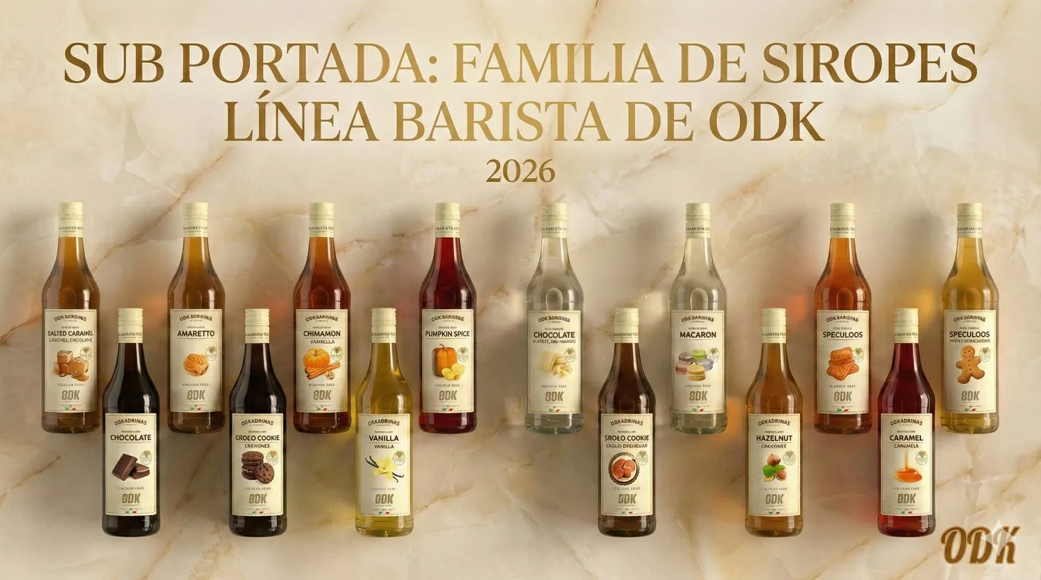 Siropes ODK barista y coctelería en Canarias