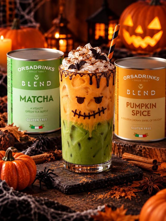 Frankenstein de Blend Matcha y Pumpkin Spice