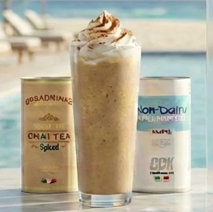 Chai frappé, receta profesional con producto ODK