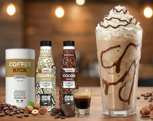 Frapuccino, receta profesional con producto ODK
