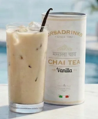 Iced chai latte, receta profesional con producto ODK