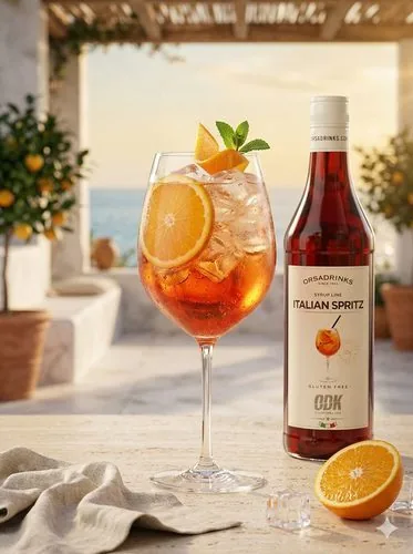 Italian spritz 00, receta profesional con producto ODK