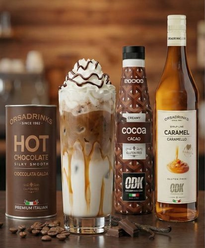 Mocca Frío ODK con Hot Chocolate y espresso