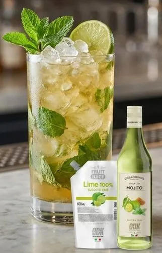 Mojito ron miel, receta profesional con producto ODK