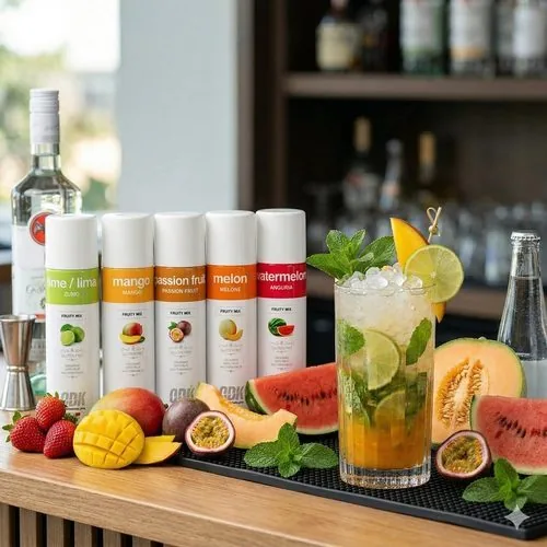 Mojito sabores, receta profesional con producto ODK