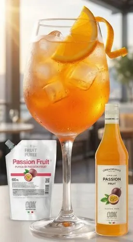 Passion atlántico spritz, receta profesional con producto ODK