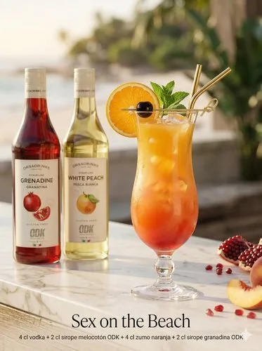Sex on the beach, receta profesional con producto ODK