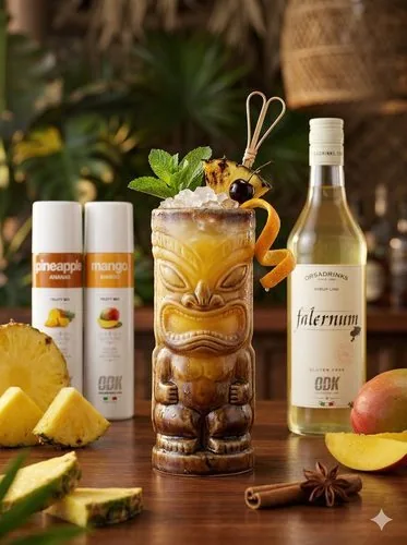 Tiki punch, receta profesional con producto ODK